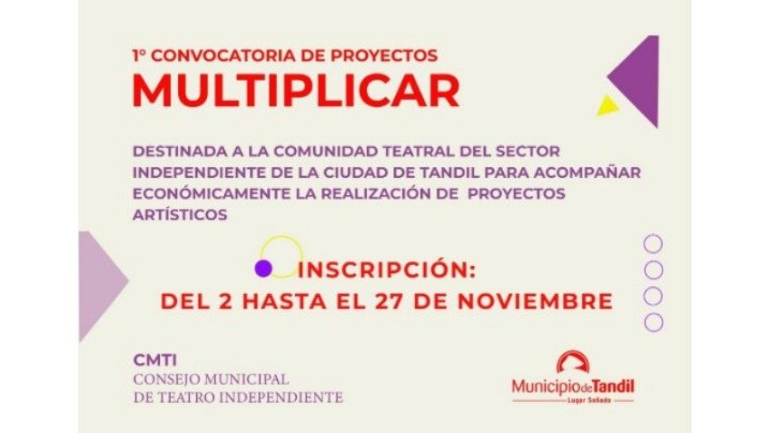 Lanzan la primera convocatoria de proyectos MULTIPLICAR